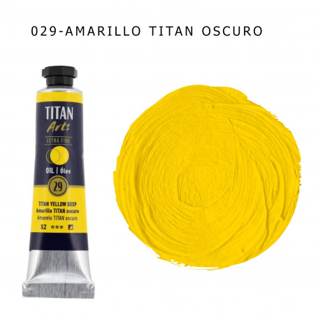 Óleo Titan 20ml - 029 Amarillo Titan Oscuro