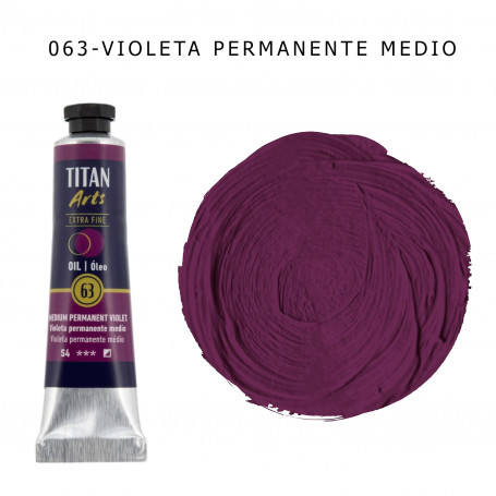 Óleo Titan 20ml - 063 Violeta Permanente Medio