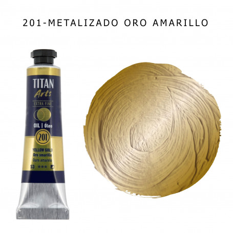 Óleo Titan 20ml - 201 Metalizado Oro Amarillo