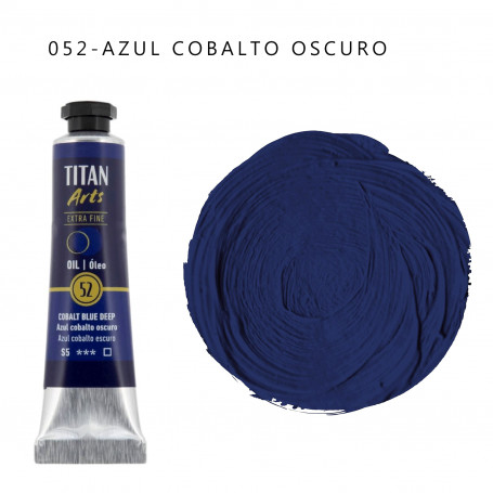 Óleo Titan 20ml - 052 Azul Cobalto Oscuro