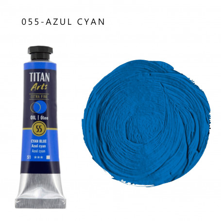 Óleo Titan 20ml - 055 Azul Cyan