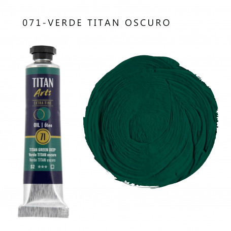 Óleo Titan 20ml - 071 Verde Titan Oscuro