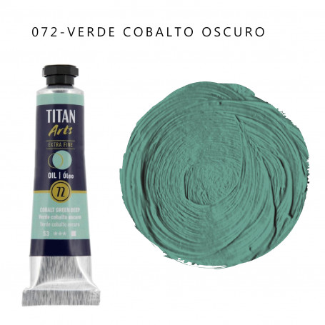 Óleo Titan 20ml - 072 Verde Cobalto Oscuro