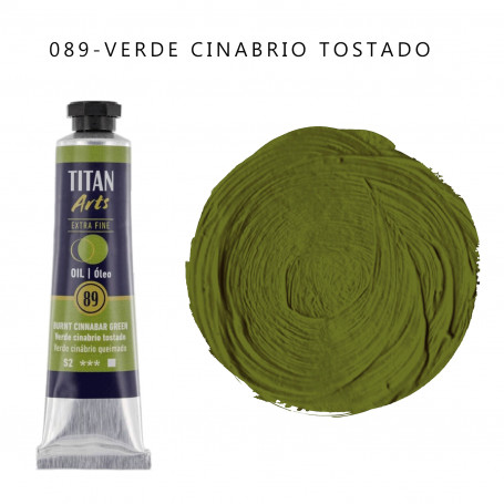 Óleo Titan 20ml - 089 Verde Cinabrio Tostado