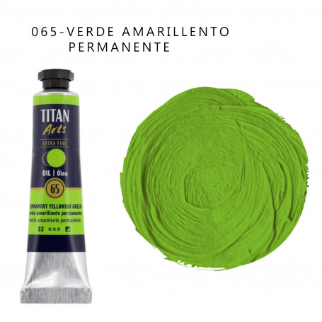 Óleo Titan 20ml - 065 Verde Amarillento Permanente