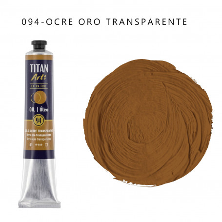 óleo Titan 60ml - 094 Ocre Oro Transparente