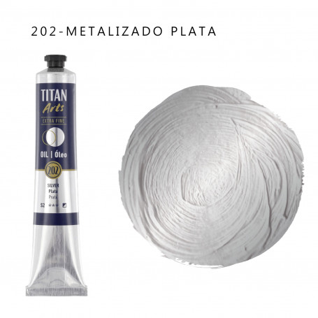 óleo Titan 60ml - 202 Metalizado Plata