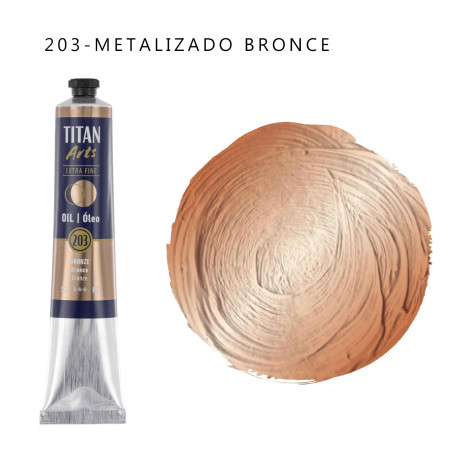 óleo Titan 60ml - 203 Metalizado Bronce