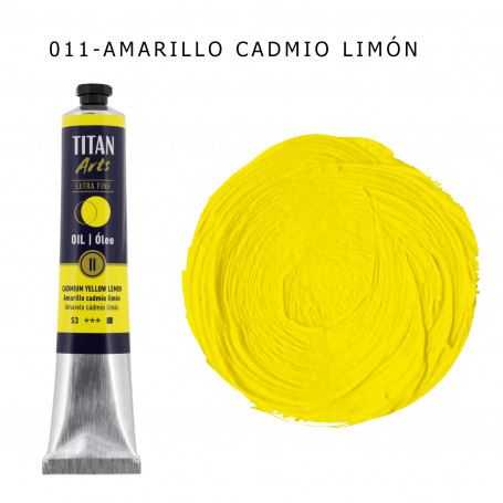 Óleo Titan 60ml - 011 Amarillo Cadmio Limón