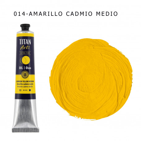 Óleo Titan 60ml - 014 Amarillo Cadmio Medio