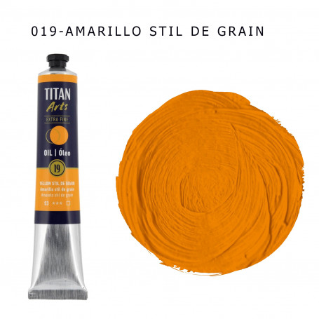 Óleo Titan 60ml - 019 Amarillo Stil de Grain