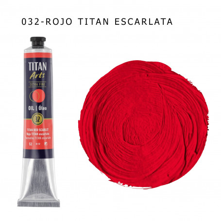 Óleo Titan 60ml - 032 Rojo Titan Escarlata