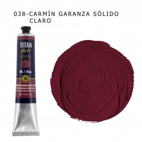 Óleo Titan 60ml - 038 Carmín Garanza Sólido Claro