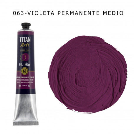 Óleo Titan 60ml - 063 Violeta Permanente Medio