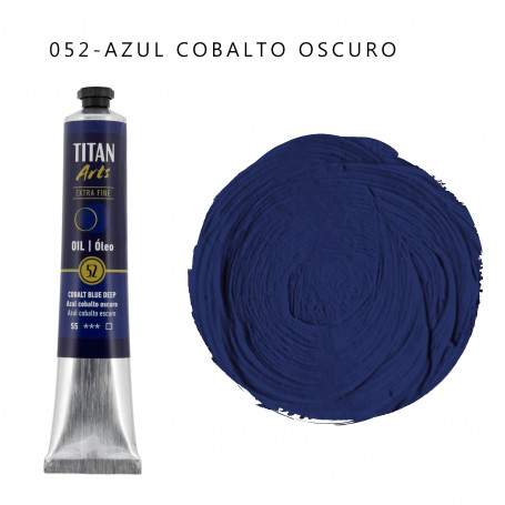Óleo Titan 60ml - 052 Azul Cobalto Oscuro