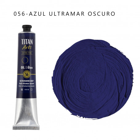 Óleo Titan 60ml - 056 Azul Ultramar Oscuro