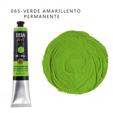 Óleo Titan 60ml - 065 Verde Amarillento Permanente