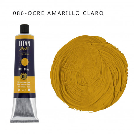 Óleo Titan 200ml - 086 Ocre Amarillo Claro