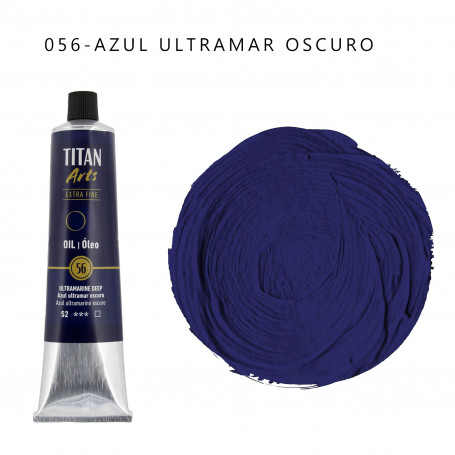 Óleo Titan 200ml - 056 Azul Ultramar Oscuro