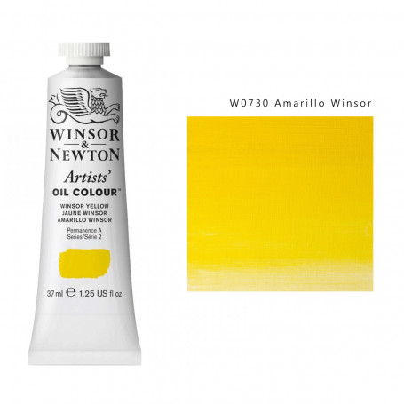 Oil Colour WN 37ml - W0730 Amarillo Winsor