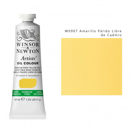 Oil Colour WN 37ml - W0907 Amarillo Pálido Libre de Cadmio