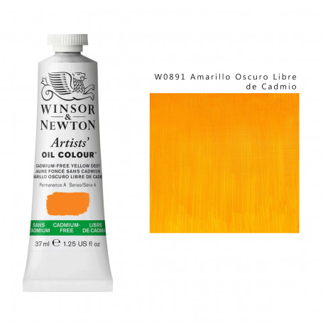 Oil Colour WN 37ml - W0891 Amarillo Oscuro Libre de Cadmio