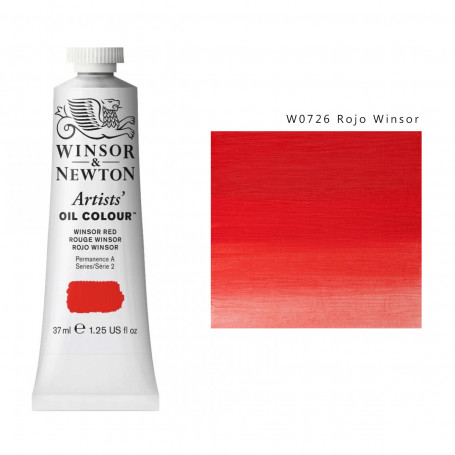 Oil Colour WN 37ml - W0726 Rojo Winsor
