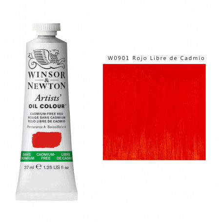 Oil Colour WN 37ml - W0901 Rojo Libre de Cadmio