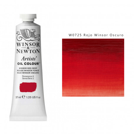 Oil Colour WN 37ml - W0725 Rojo Winsor Oscuro