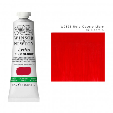 Oil Colour WN 37ml - W0895 Rojo Oscuro Libre de Cadmio