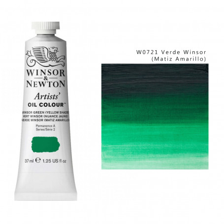 Oil Colour WN 37ml - W0721 Verde Winsor (Matiz Amarillo)