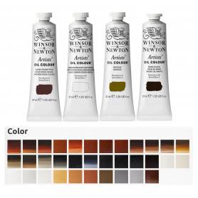 Oil Colour Winsor & Newton 37 ml Blancos Negros y Terrosos