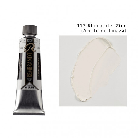 Óleo Rembrandt 150 ML - 117 Blanco Cinc