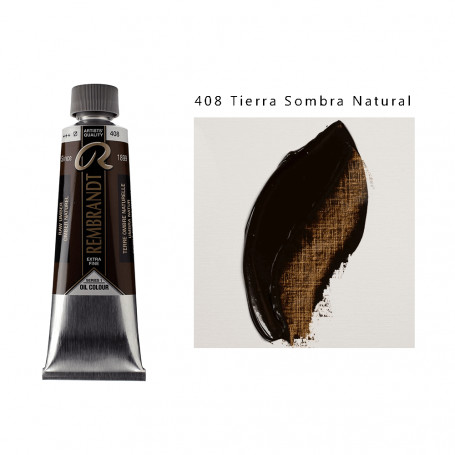 Óleo Rembrandt 150 ML - 408 Tierra Sombra Natural