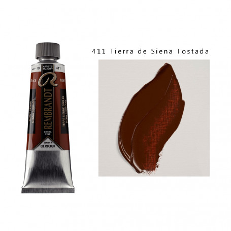 Óleo Rembrandt 150 ML - 411 Tierra de Siena Tostada