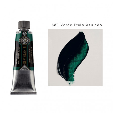 Óleo Rembrandt 150 ML - 680 Verde Ftalo Azulado