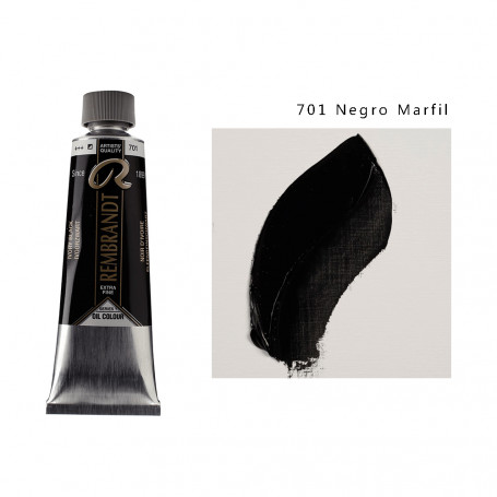 Óleo Rembrandt 150 ML - 701 Negro Marfil