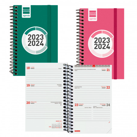 AAgenda Semana Vista E3 Espir Color Finocam 2023-24