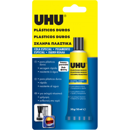 UHU Adhesivo Plastocos Duros 33ML