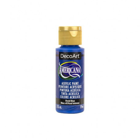 La Americana 59 ml Azules Verdes y Malvas DecoArt