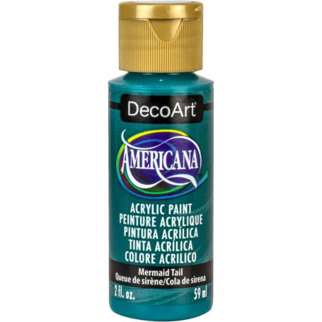 La Americana 59 ml Azules Verdes y Malvas DecoArt