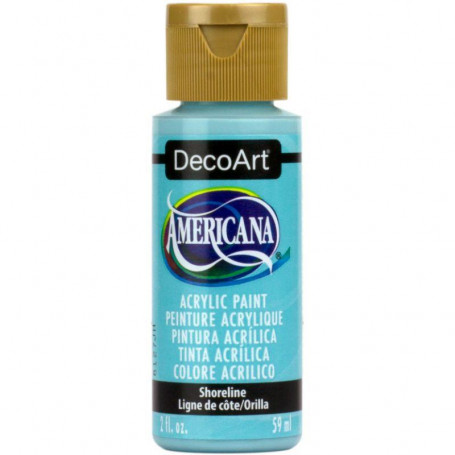 La Americana 59 ml Azules Verdes y Malvas DecoArt