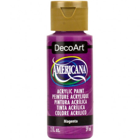 La Americana 59 ml Azules Verdes y Malvas DecoArt