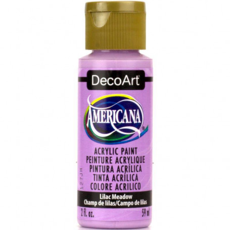 La Americana 59 ml Azules Verdes y Malvas DecoArt