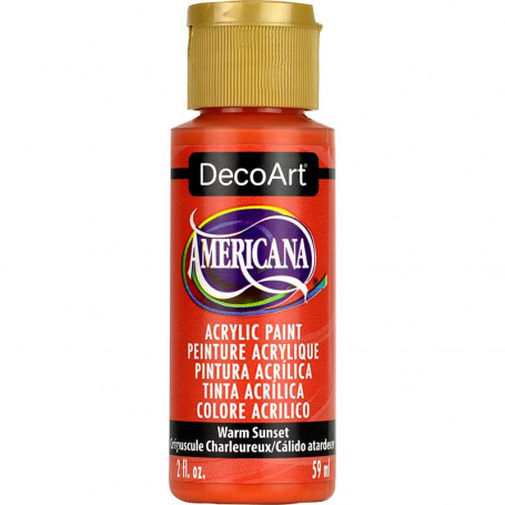 La Americana 59 ml Rojos Naranjas y Amarillos DecoArt