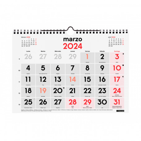  calendario-pared-numeros-grandes-finocam-2024-tamaño-m