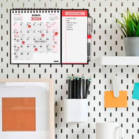 Calendario con Imán para superficies magnéticas