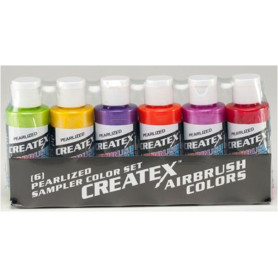 Set Pearl Sample Airbrush 6x60ml Createx