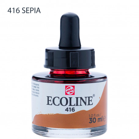 Acuarela Ecoline 30 ml 416 Sepia