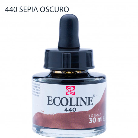 Acuarela Ecoline 30 ml 440 Sepia Oscuro